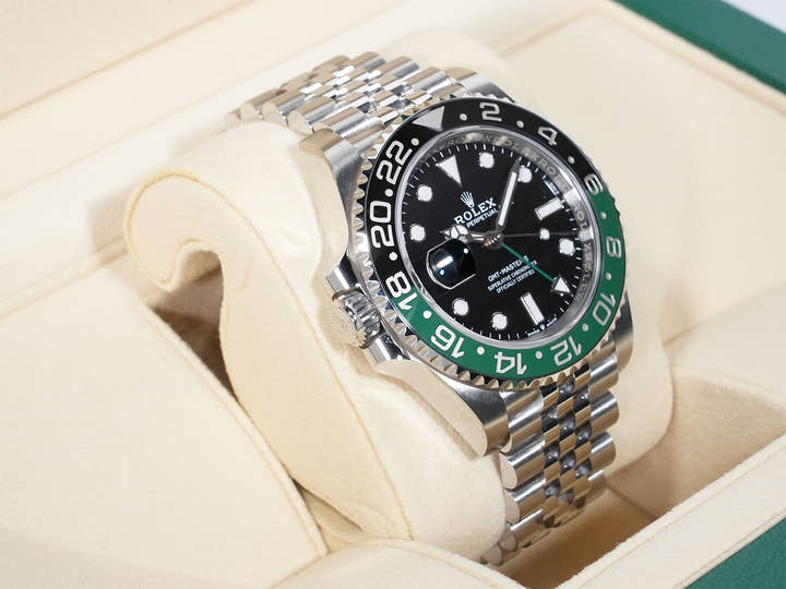 Rolex GMT-Master II Ref. 126720VTNR Stainless Steel Black Dial Jubilee Bracelet Pre-owned 38zsd48o