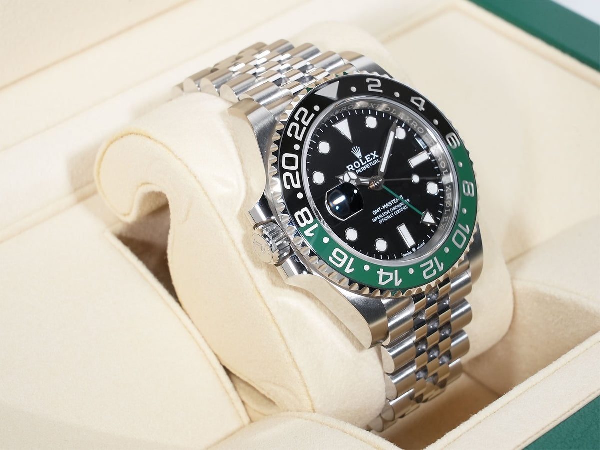 Rolex GMT-Master II Ref. 126720VTNR Stainless Steel Black Dial Jubilee Bracelet Pre-owned 38zsd48o