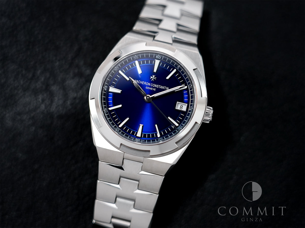 ヴァシュロンコンスタンタン オーヴァーシーズ Ref.4500V/110A-B128 ステンレススチール ブルー文字盤 中古 h4fbzuxx