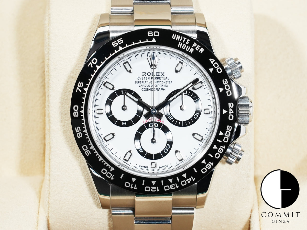 ロレックス デイトナ Ref.116500LN ステンレススチール ホワイト文字盤 中古 bjev6mh8