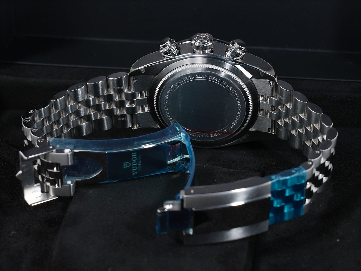 Tudor Black Bay Chrono Ref. 79360N Stainless Steel, Flamingo Blue Dial, Pre-owned in Excellent Condition, nfo2c29m