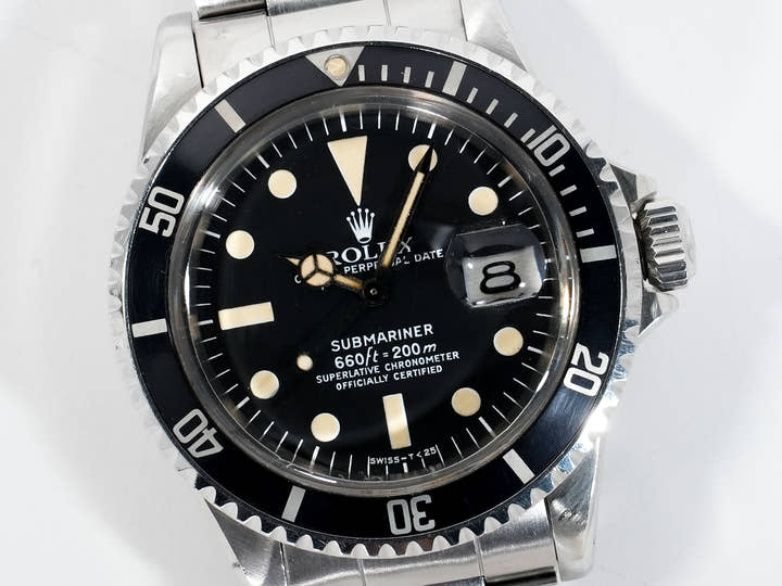 Rolex Submariner Date Ref.1680 Stainless Steel Black Dial Pre-owned 7dimwa44