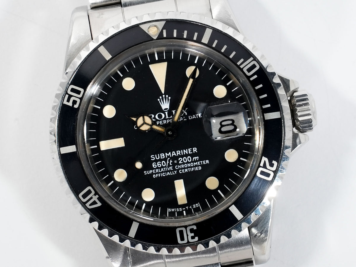 Rolex Submariner Date Ref.1680 Stainless Steel Black Dial Pre-owned 7dimwa44