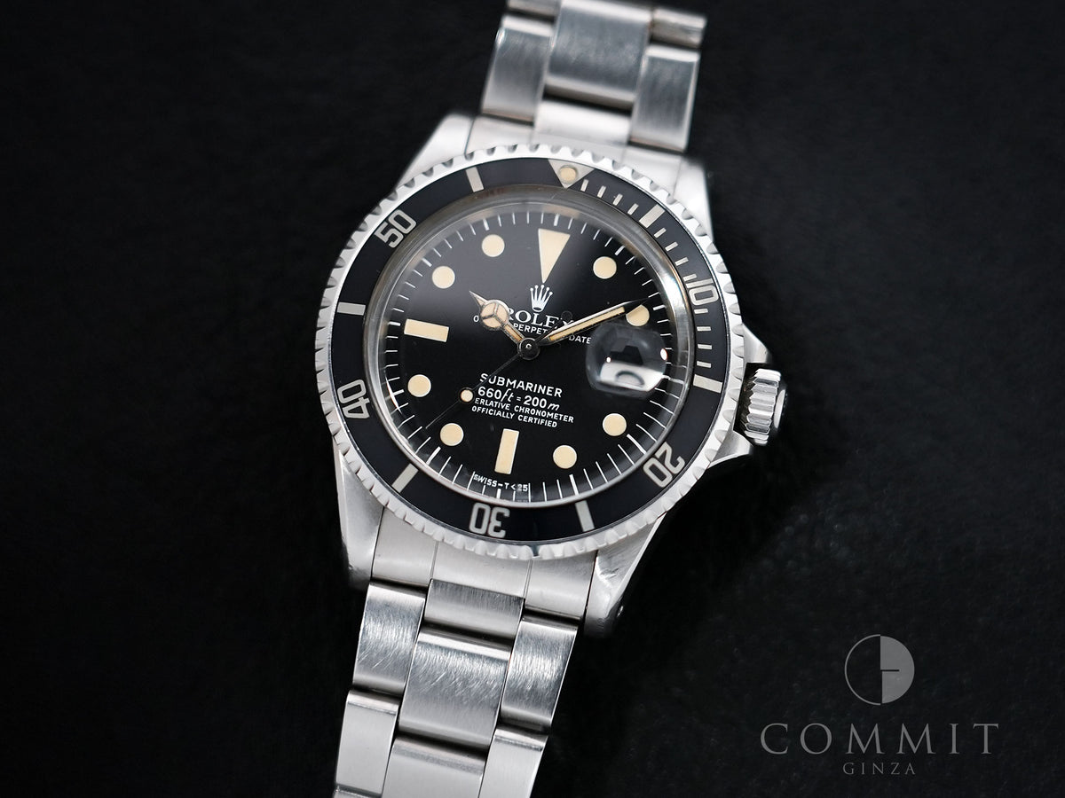 Rolex Submariner Date Ref.1680 Stainless Steel Black Dial Pre-owned 7dimwa44