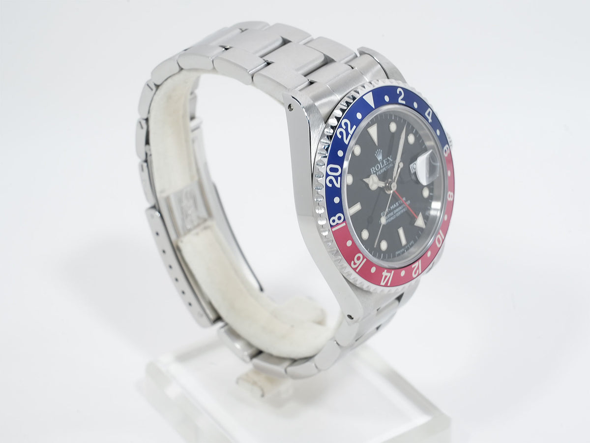 Rolex GMT-Master Ref. 16700 Stainless Steel Black Dial Jubilee Bracelet Pre-owned ur9s9bmg