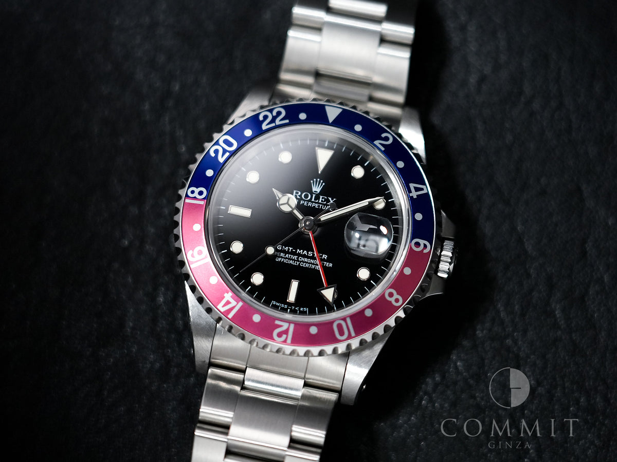 Rolex GMT-Master Ref. 16700 Stainless Steel Black Dial Jubilee Bracelet Pre-owned ur9s9bmg