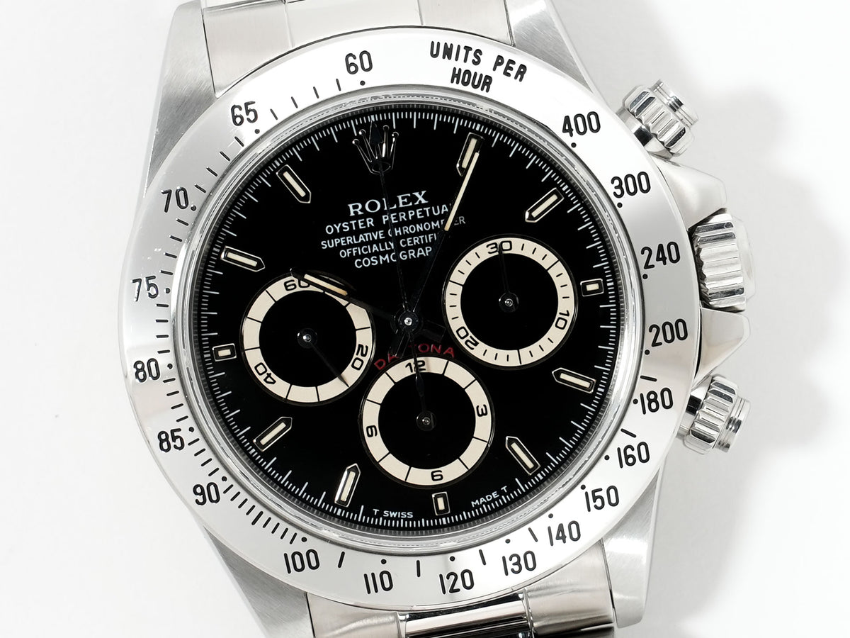 Rolex Daytona El Primero Ref. 16520 Stainless Steel Black Dial Pre-owned zoc3qvmj
