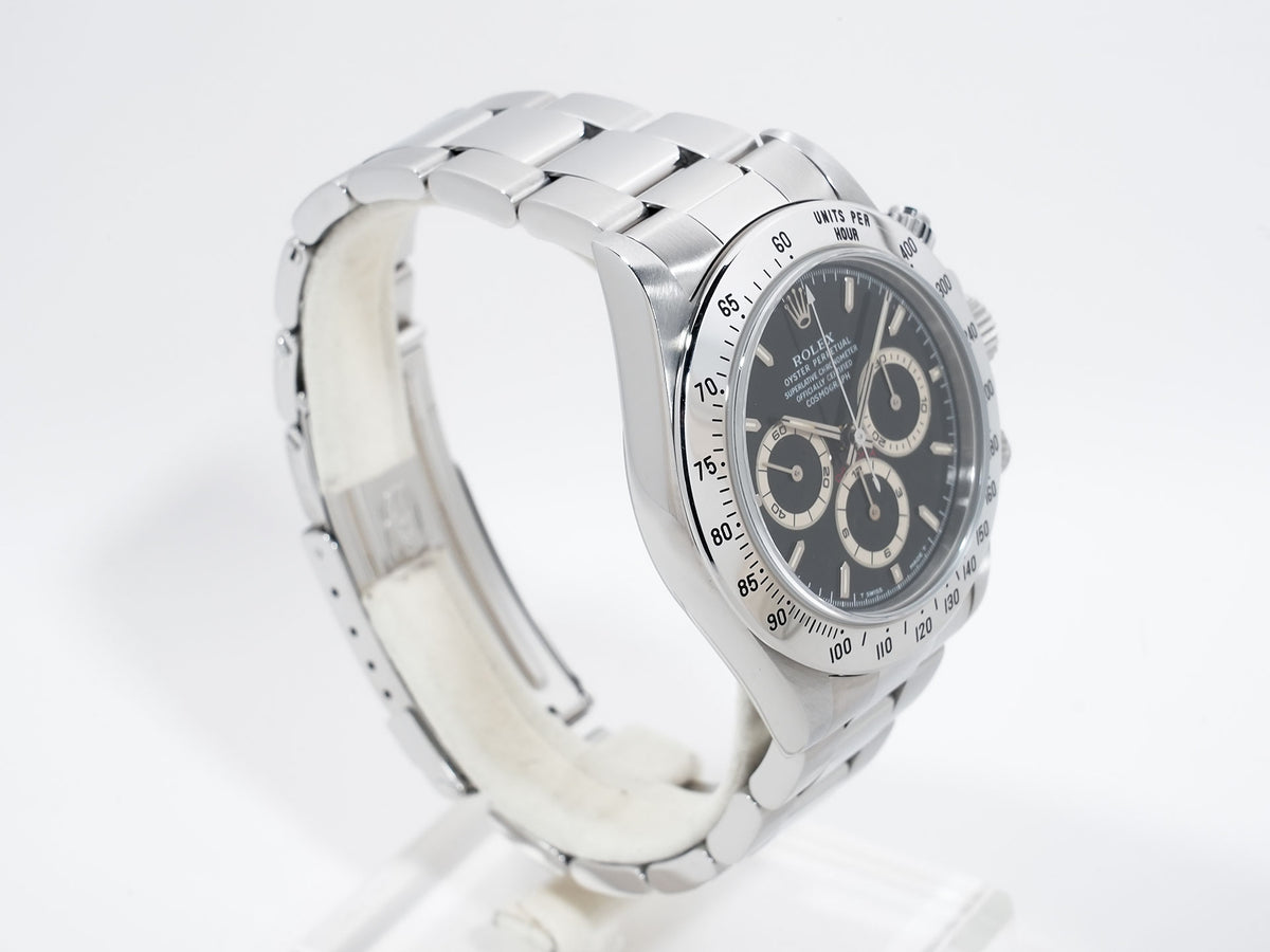 Rolex Daytona El Primero Ref. 16520 Stainless Steel Black Dial Pre-owned zoc3qvmj