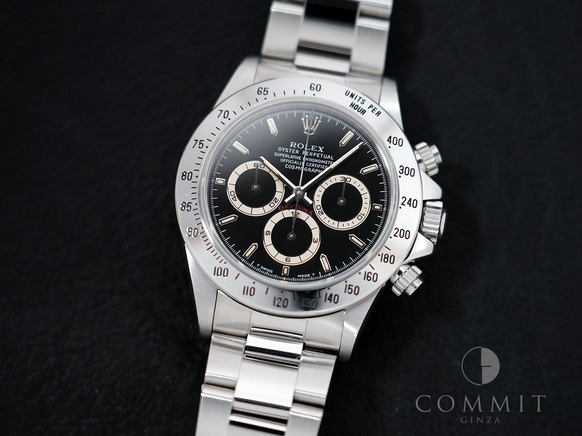 Rolex Daytona El Primero Ref. 16520 Stainless Steel Black Dial Pre-owned zoc3qvmj