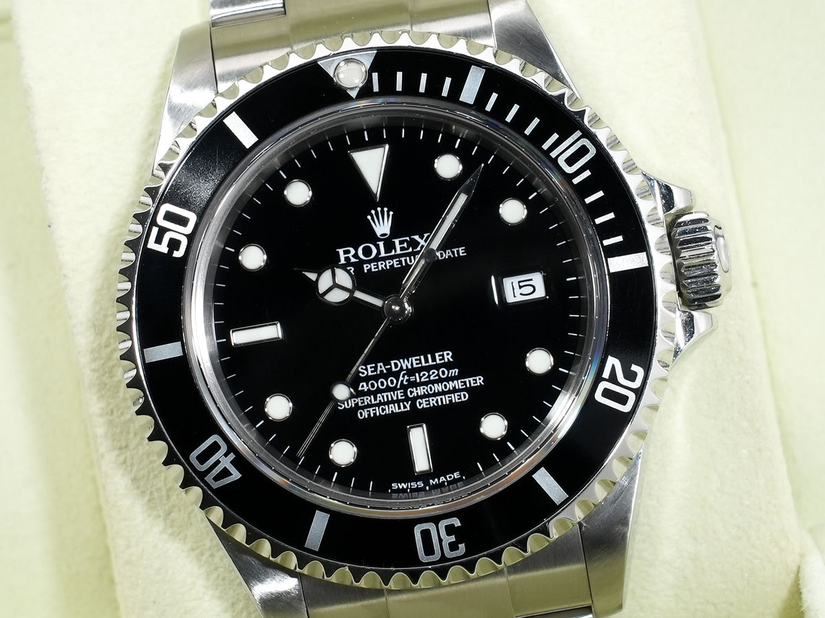 Rolex Sea-Dweller Ref.16600 Stainless Steel Black Dial Pre-owned np3zuj22