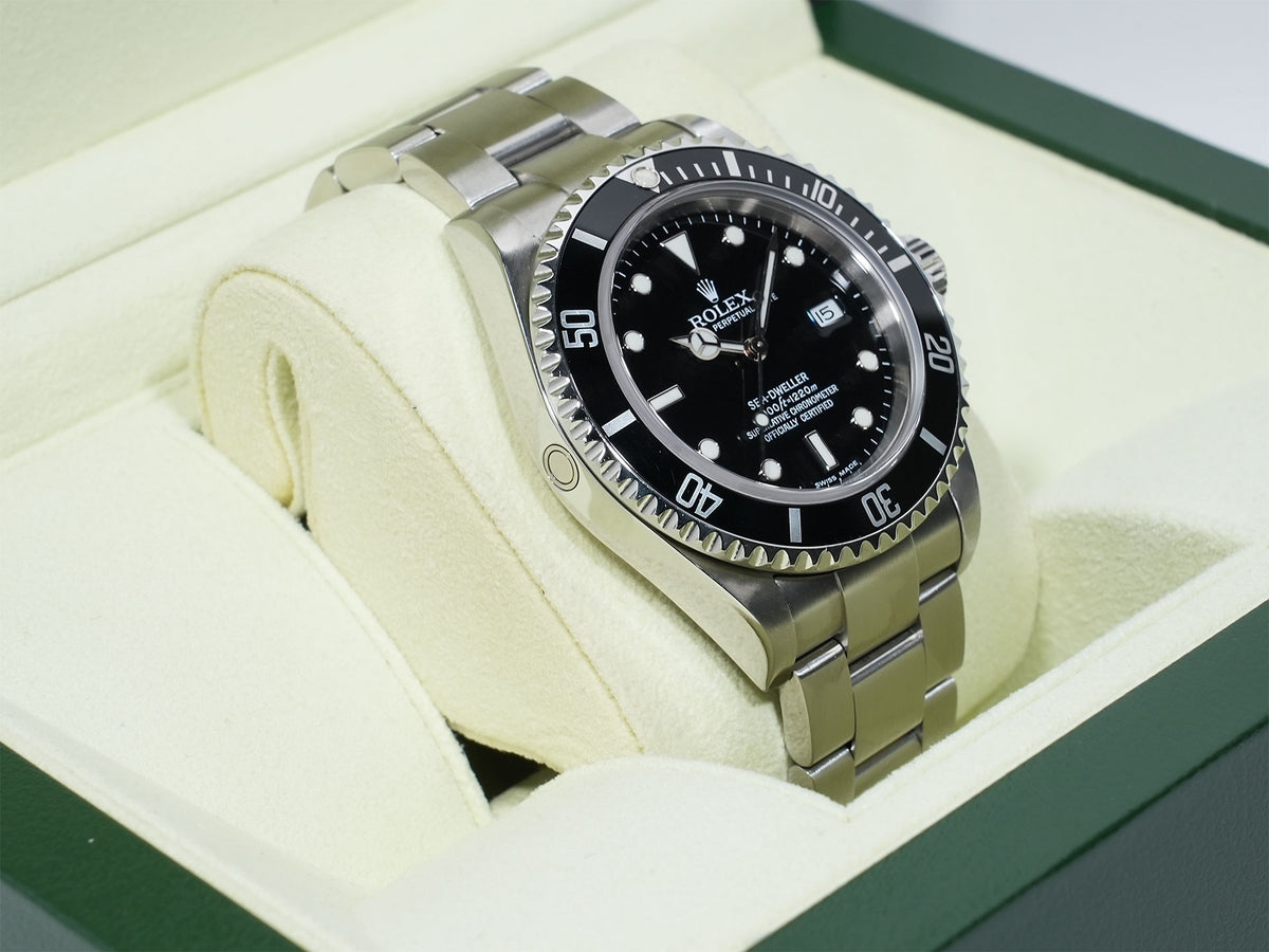 Rolex Sea-Dweller Ref.16600 Stainless Steel Black Dial Pre-owned np3zuj22