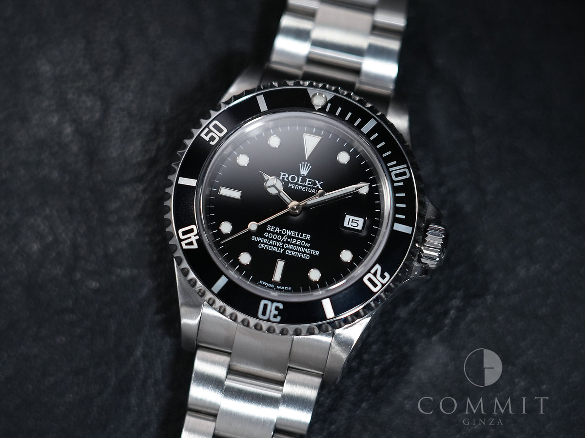 Rolex Sea-Dweller Ref.16600 Stainless Steel Black Dial Pre-owned np3zuj22