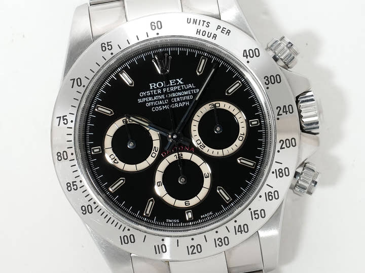 Rolex Daytona El Primero Ref. 16520 Stainless Steel Black Dial Pre-owned 5x2rtnf4