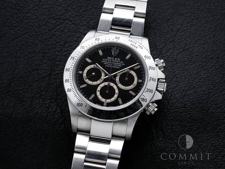 Rolex Daytona El Primero Ref. 16520 Stainless Steel Black Dial Pre-owned 5x2rtnf4