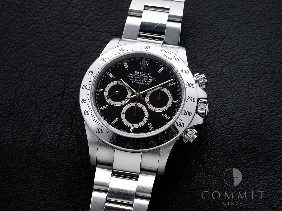 Rolex Daytona El Primero Ref. 16520 Stainless Steel Black Dial Pre-owned 5x2rtnf4