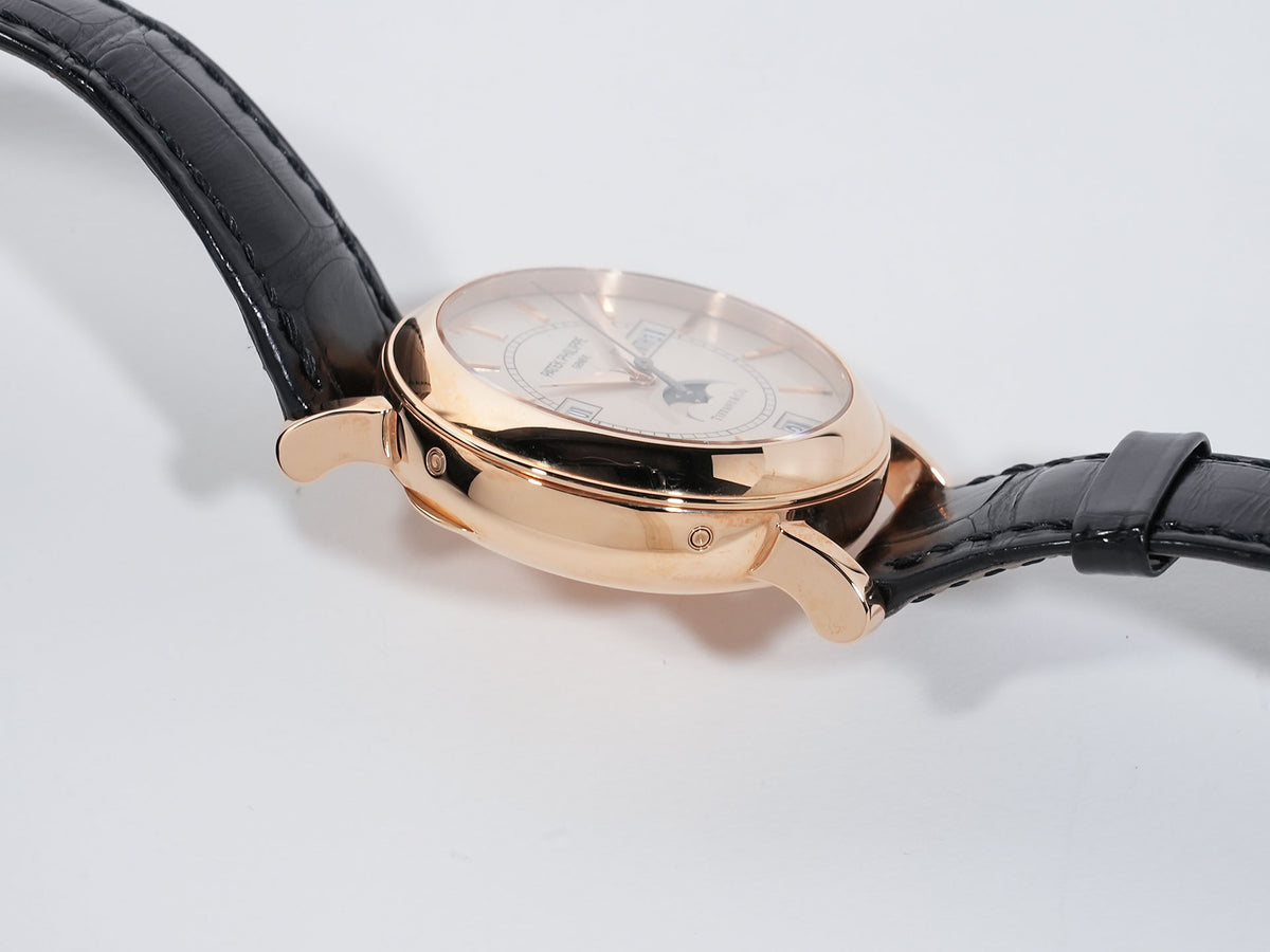 パテックフィリップ アニュアルカレンダー T150 TIFFANY＆CO. Ref.5150R ローズゴールド シルバー文字盤 中古 875tj7cj