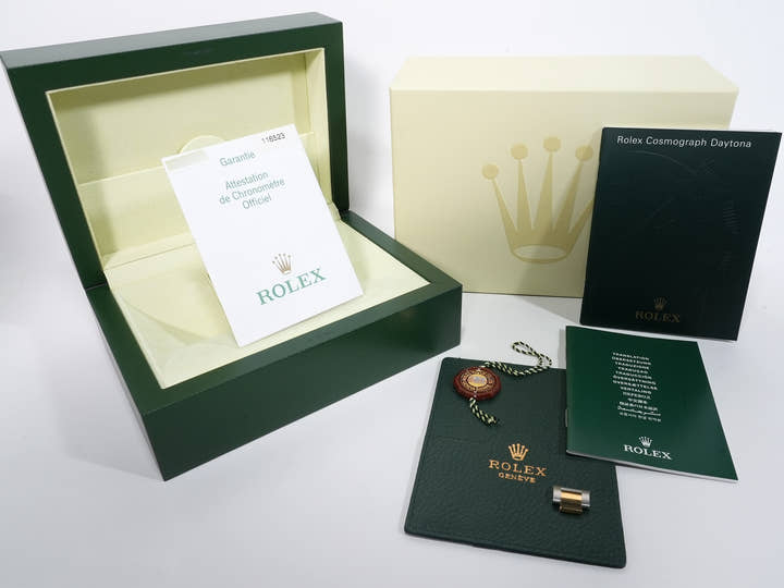 Rolex Daytona Ref. 116523 Stainless Steel/Yellow Gold Black Dial, Pre-owned in Excellent Condition, 8wi3zwig