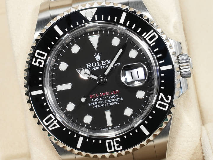 ロレックス シードゥエラー Ref.126600 ステンレススチール ブラック文字盤 美品 23kms2nr
