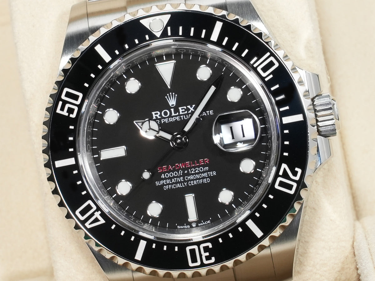 ロレックス シードゥエラー Ref.126600 ステンレススチール ブラック文字盤 美品 23kms2nr