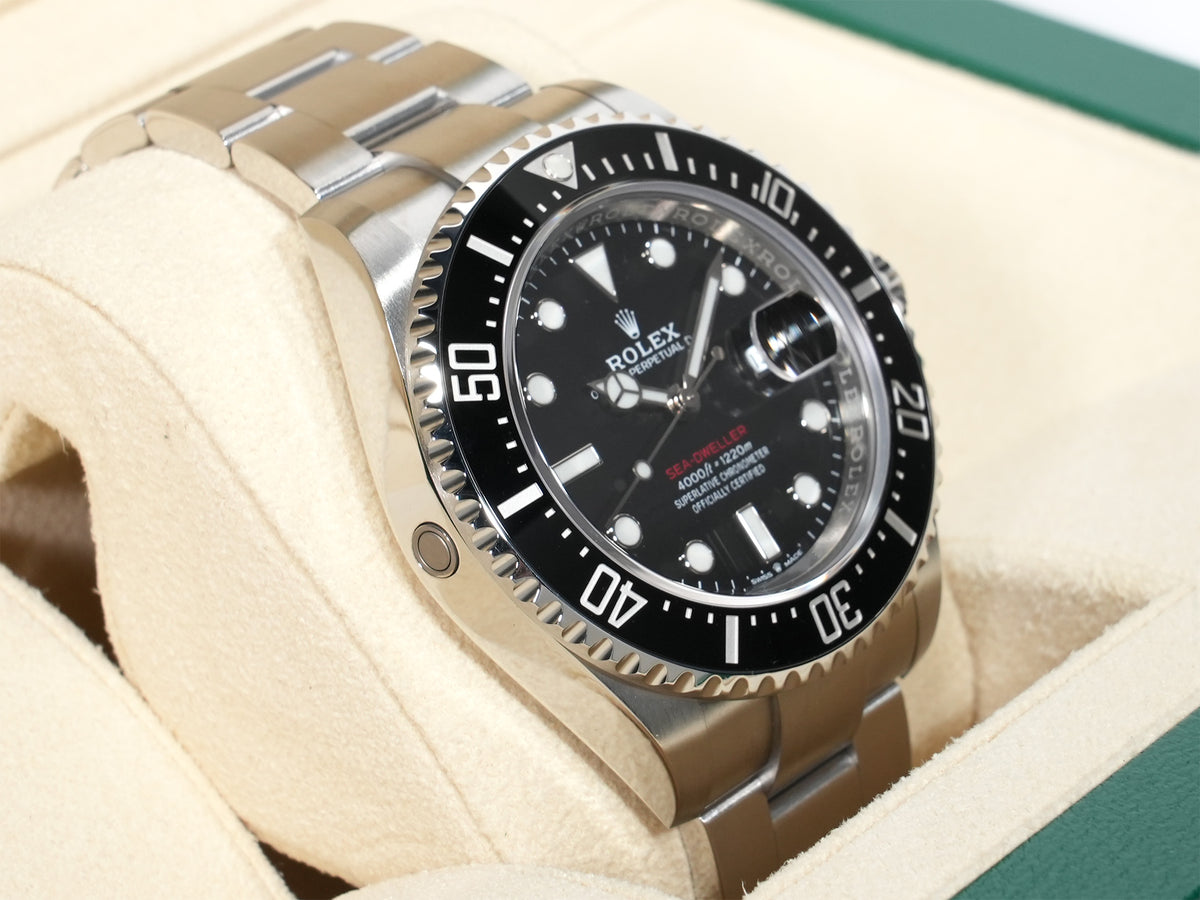 ロレックス シードゥエラー Ref.126600 ステンレススチール ブラック文字盤 美品 23kms2nr