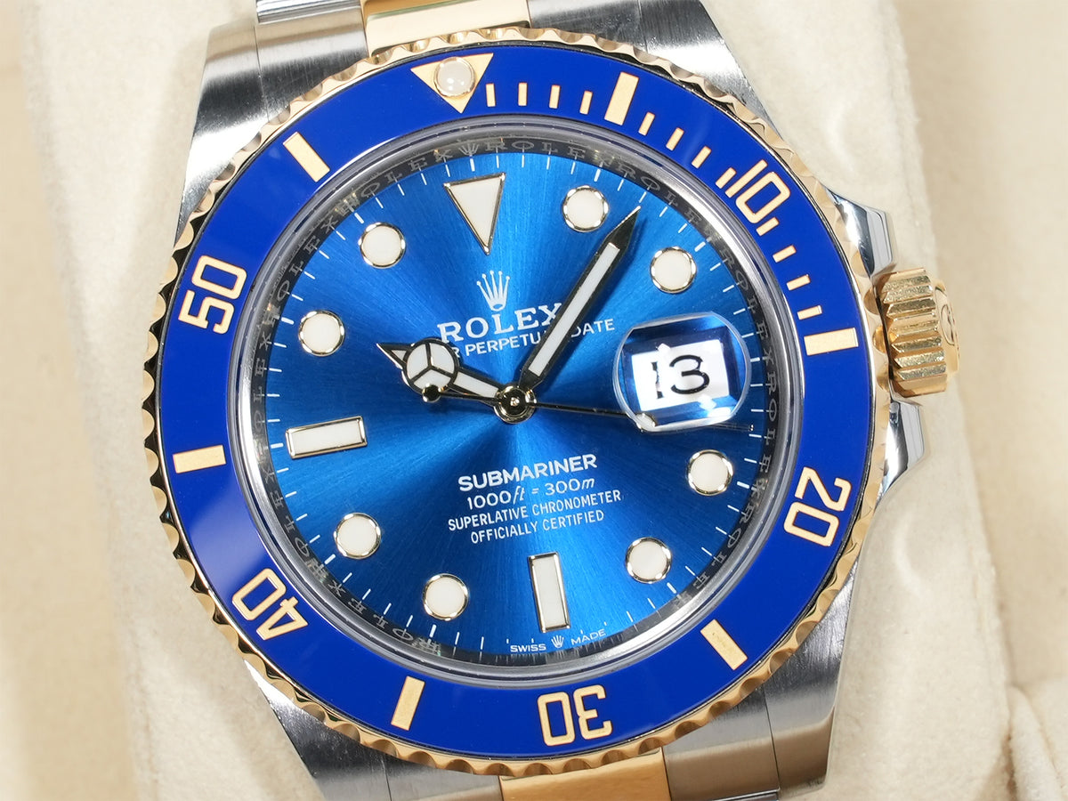 ロレックス サブマリーナー デイト Ref.126613LB ステンレススチール/イエローゴールド ブルー文字盤 美中古 u943tgkv