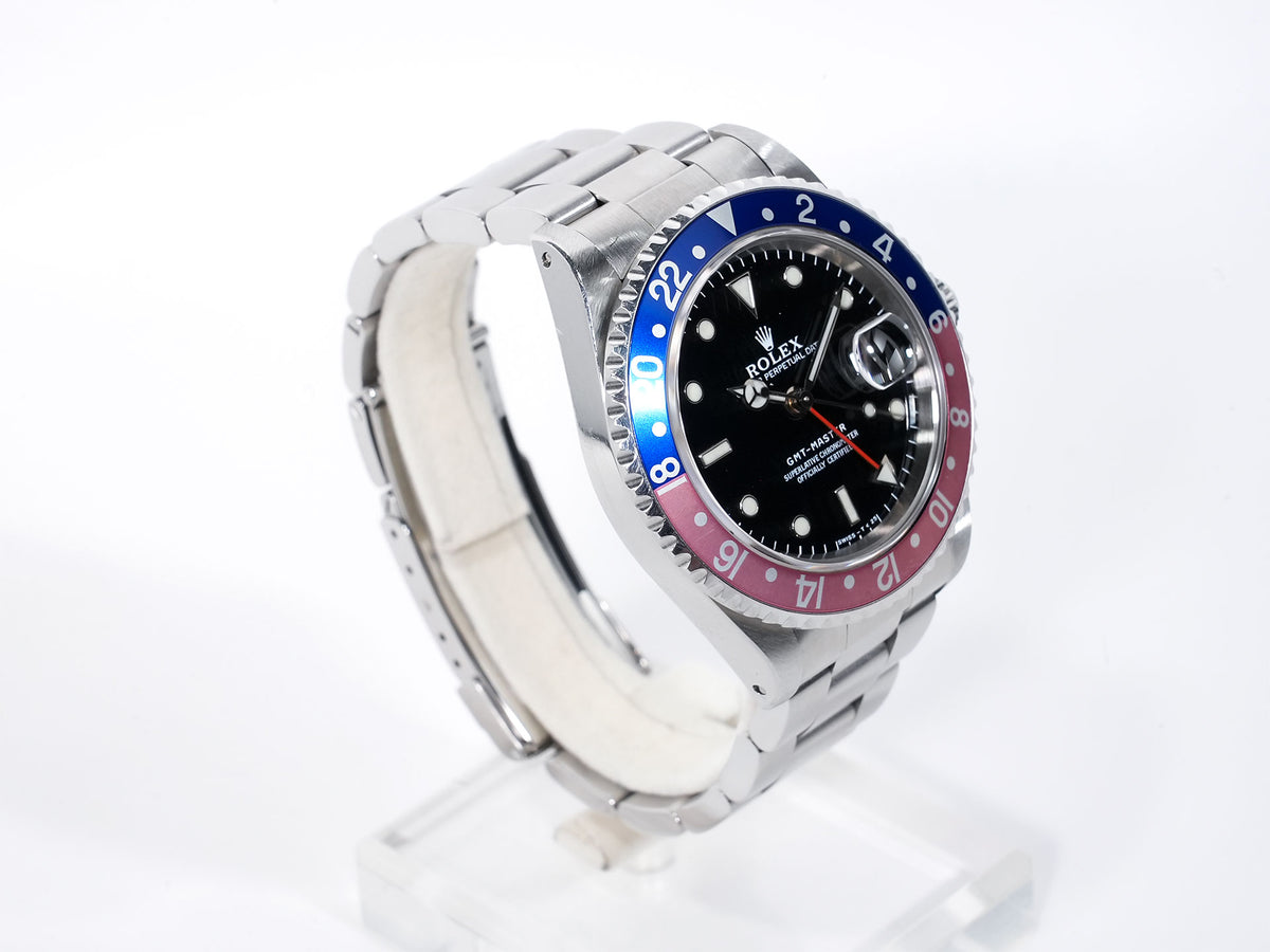 ロレックス GMTマスター Ref.16700 ステンレススチール ブラック文字盤 オイスターブレスレット 中古 ed7ivktj