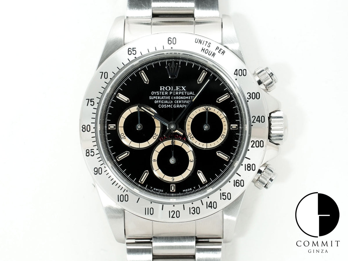 ロレックス デイトナ エルプリメロ Ref.16520 ステンレススチール ブラック文字盤 中古 aca4vwke