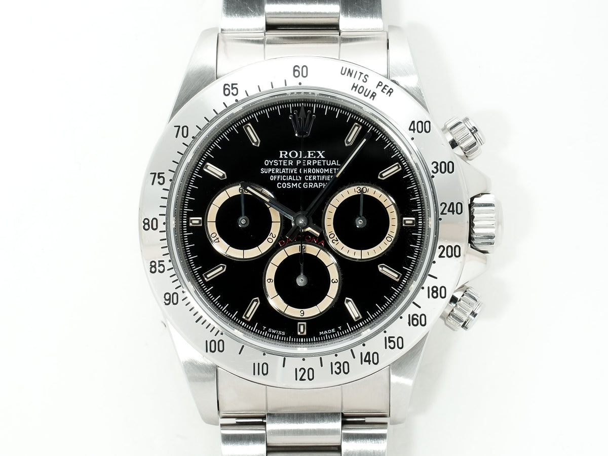 ロレックス デイトナ エルプリメロ Ref.16520 ステンレススチール ブラック文字盤 中古 aca4vwke