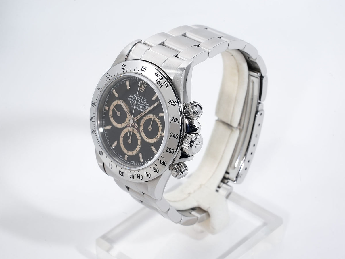 ロレックス デイトナ エルプリメロ Ref.16520 ステンレススチール ブラック文字盤 中古 aca4vwke