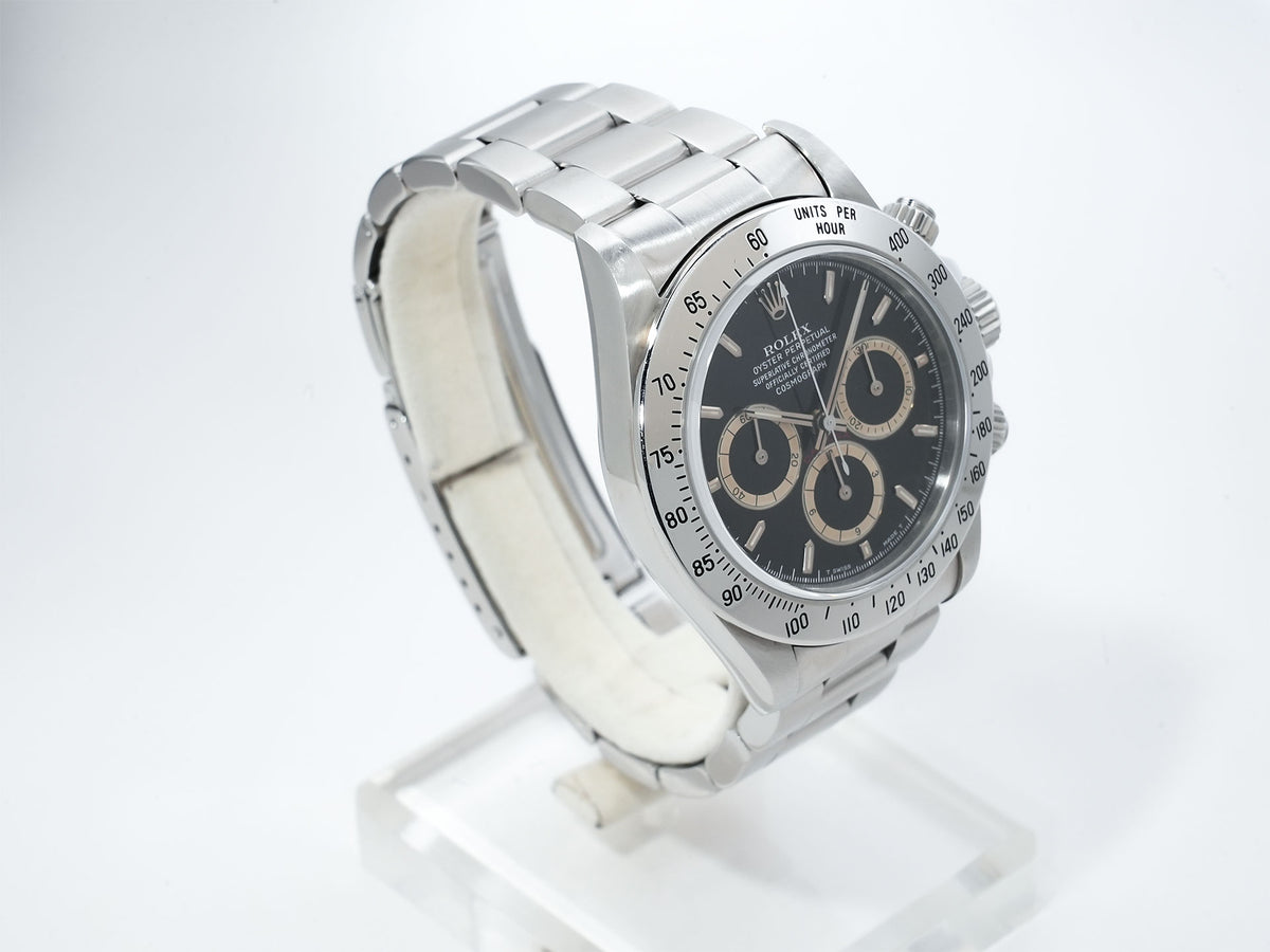 ロレックス デイトナ エルプリメロ Ref.16520 ステンレススチール ブラック文字盤 中古 aca4vwke