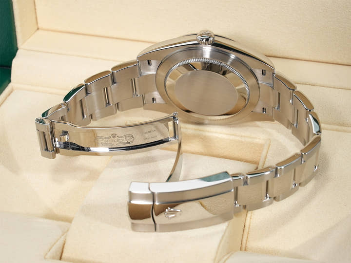 Rolex Datejust 41 Ref.126334G Stainless Steel/White Gold Black 10P Diamond Dial Oyster Bracelet Pre-owned 6svqrmq9