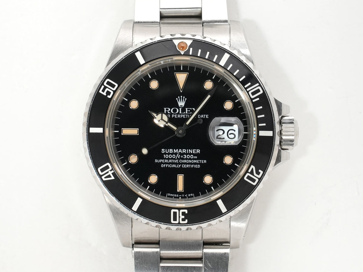 ロレックス サブマリーナー デイト Ref.168000 ステンレススチール ブラック文字盤 中古 e6zrszka