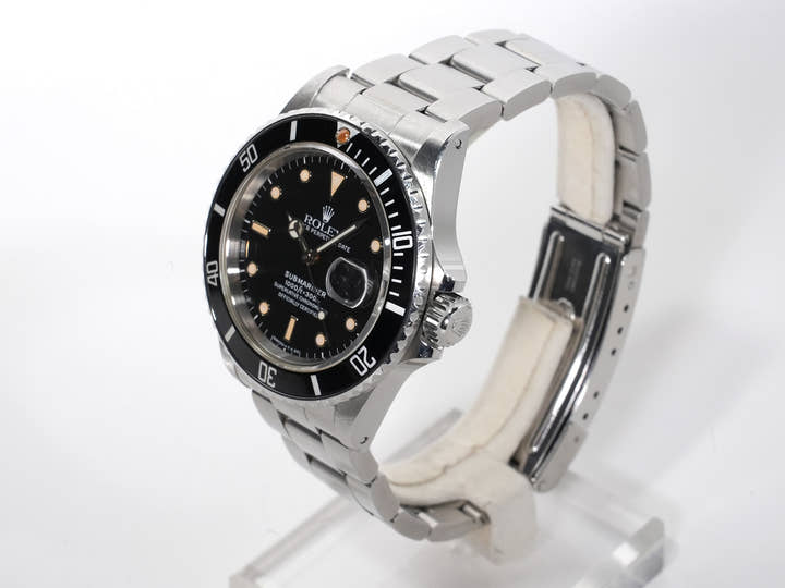 Rolex Submariner Date Ref. 168000 Stainless Steel Black Dial Pre-owned e6zrszka