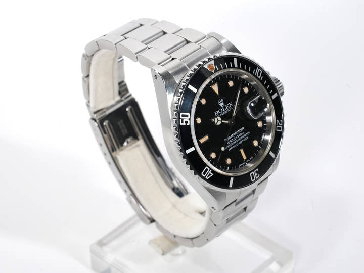 Rolex Submariner Date Ref. 168000 Stainless Steel Black Dial Pre-owned e6zrszka