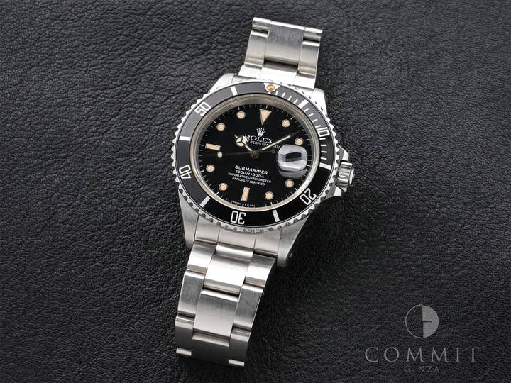 Rolex Submariner Date Ref. 168000 Stainless Steel Black Dial Pre-owned e6zrszka