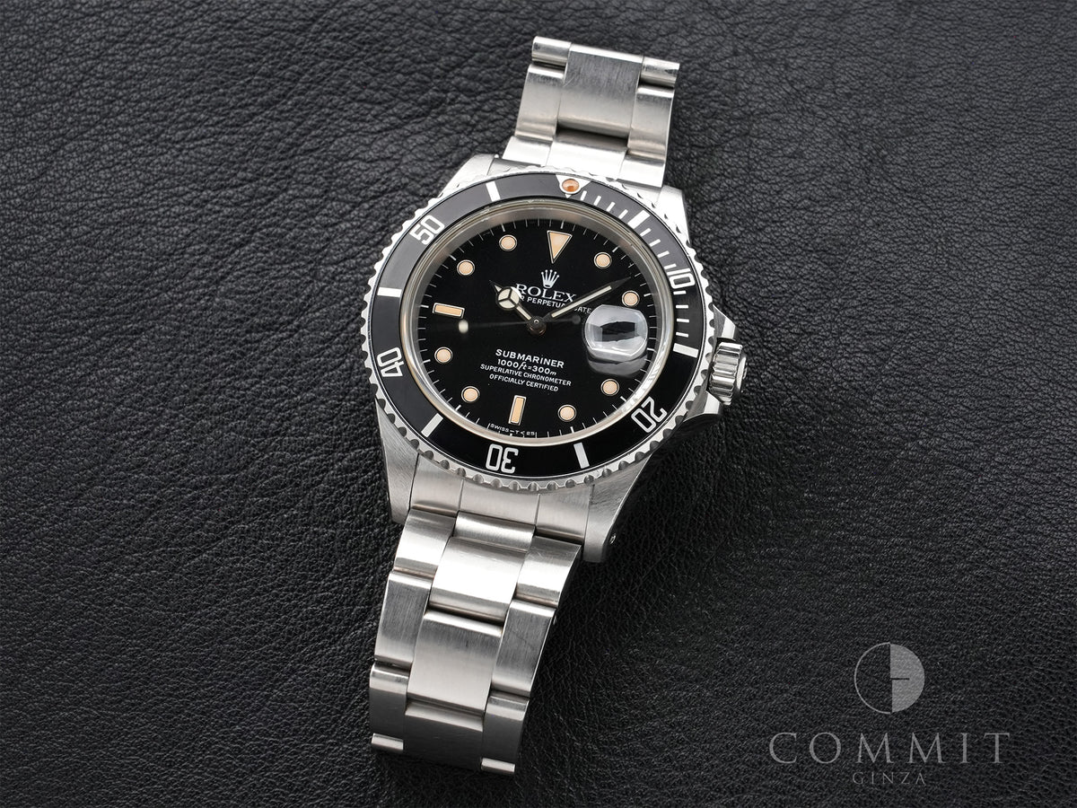 Rolex Submariner Date Ref. 168000 Stainless Steel Black Dial Pre-owned e6zrszka