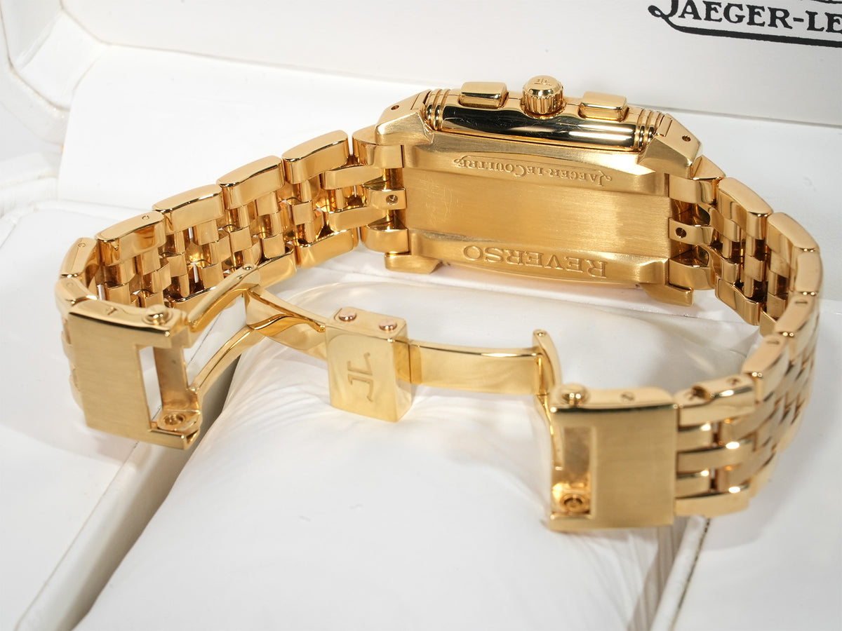 ジャガールクルト グランスポーツ レベルソ Ref.295.1.59 イエローゴールド シルバー文字盤 中古 9tp3g32g