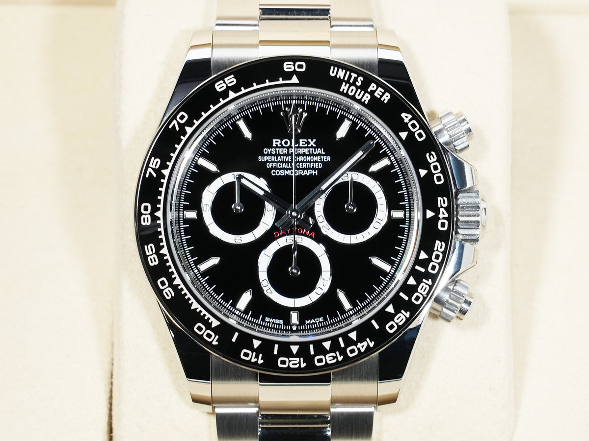 ロレックス デイトナ Ref.126500LN ステンレススチール ブラック文字盤 美品 oxk9fcfy