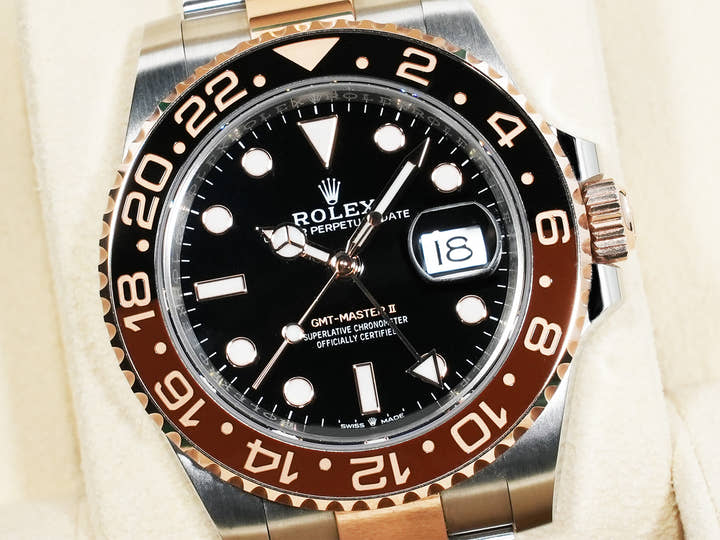 Rolex GMT-Master II Ref. 126711CHNR Stainless Steel/Everose Gold Black Dial Oyster Bracelet Pre-owned myqwgj37