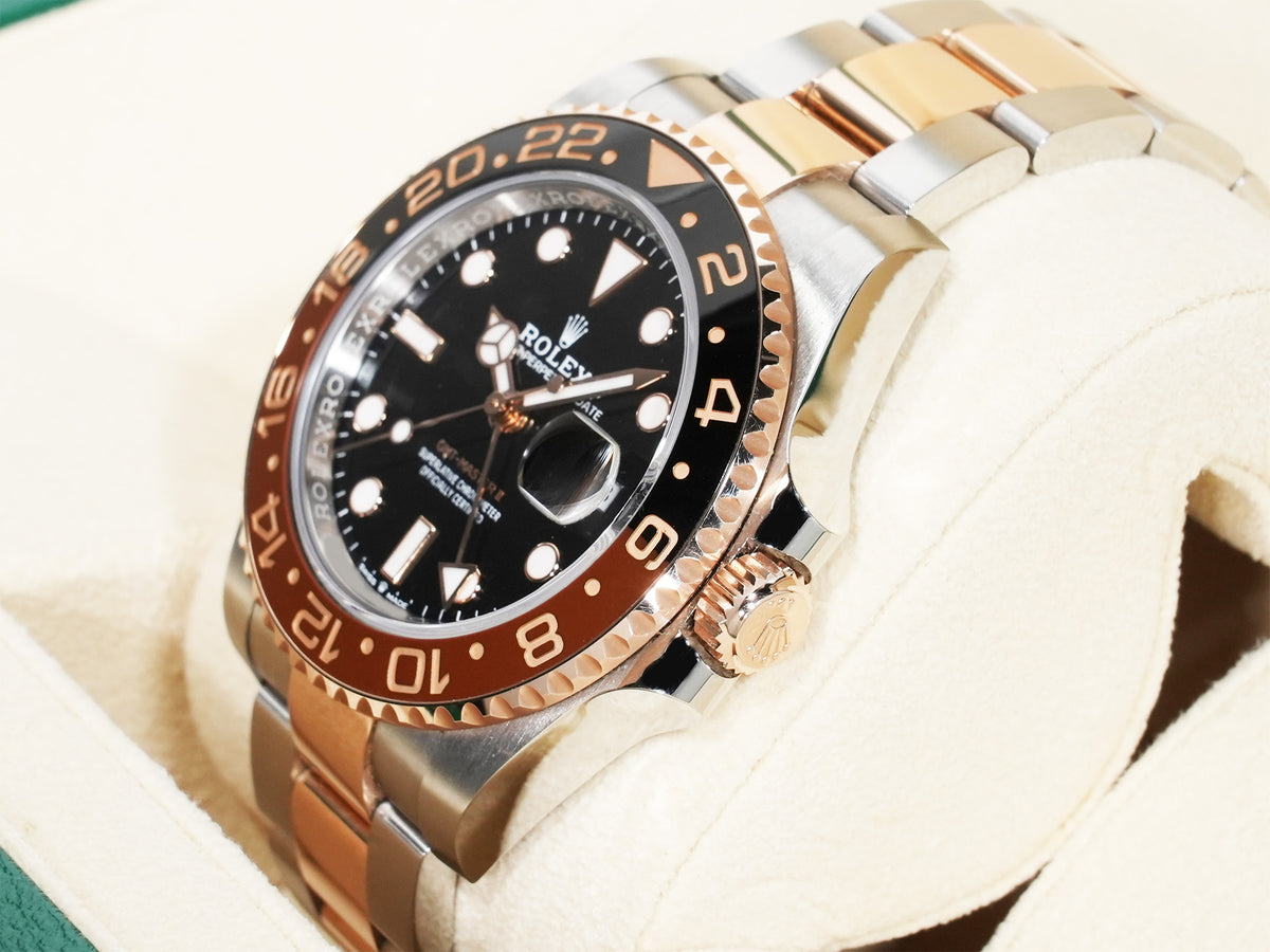 Rolex GMT-Master II Ref. 126711CHNR Stainless Steel/Everose Gold Black Dial Oyster Bracelet Pre-owned myqwgj37