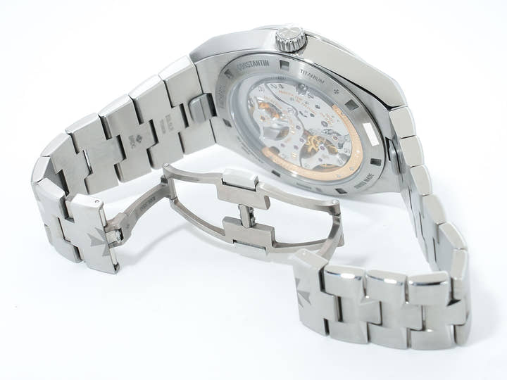 Vacheron Constantin Overseas Tourbillon Ref. 6000V/210T-H032 Titanium Blue Dial Pre-owned veivf8wg