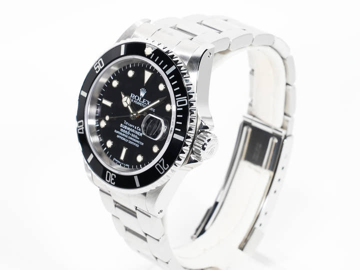 ロレックス サブマリーナー デイト TIFFANY&CO. Ref.16610 ステンレススチール ブラック文字盤 美品 xjj26o3h