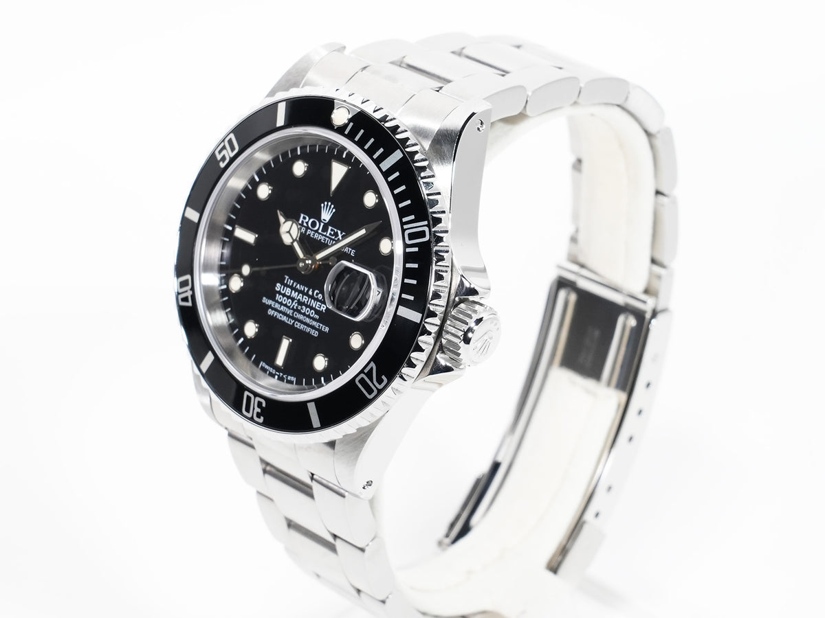 ロレックス サブマリーナー デイト TIFFANY&CO. Ref.16610 ステンレススチール ブラック文字盤 美品 xjj26o3h