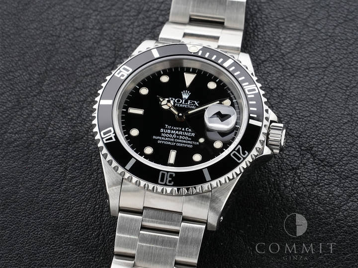 ロレックス サブマリーナー デイト TIFFANY&CO. Ref.16610 ステンレススチール ブラック文字盤 美品 xjj26o3h