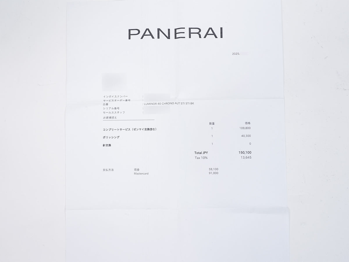 パネライ ルミノール クロノ チタニオ/アッチャイオ 1999年スペシャルエディション Ref.PAM00052 ステンレススチール/チタニウム ブラック文字盤 美品 pm48ydt6