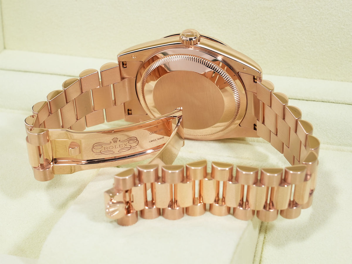 Rolex Day-Date Ref.118235A Pink Gold Pink 10P Diamond Dial Pre-owned oe5gekq6