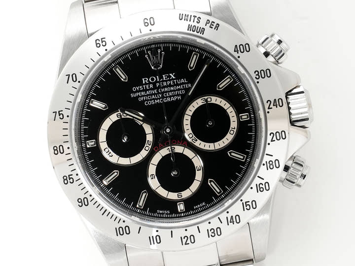 ロレックス デイトナ エルプリメロ Ref.16520 ステンレススチール ブラック文字盤 中古 hghhcupp