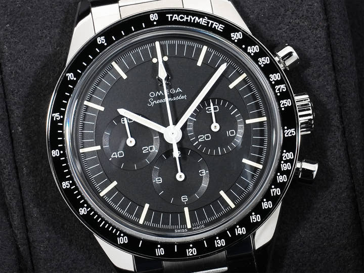 オメガ スピードマスター キャリバー321 クロノグラフ 39.7MM Ref.311.30.40.30.01.001 ステンレススチール ブラック文字盤 極美品 rbpo2tgy