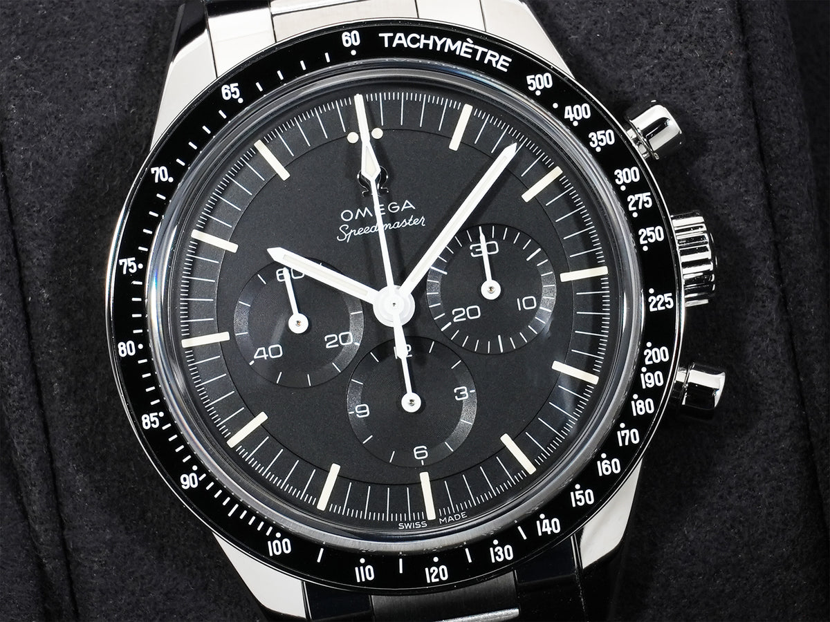 オメガ スピードマスター キャリバー321 クロノグラフ 39.7MM Ref.311.30.40.30.01.001 ステンレススチール ブラック文字盤 極美品 rbpo2tgy