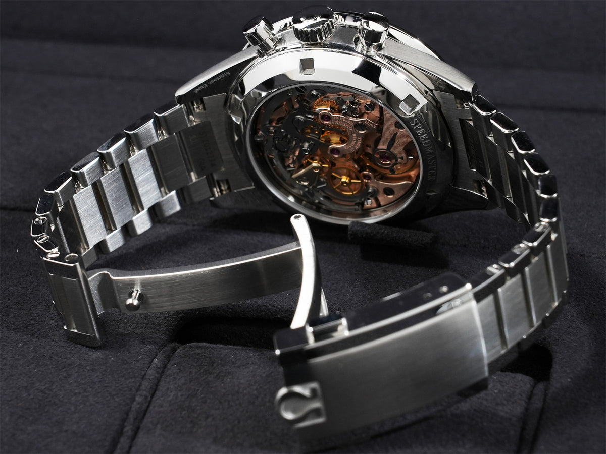 オメガ スピードマスター キャリバー321 クロノグラフ 39.7MM Ref.311.30.40.30.01.001 ステンレススチール ブラック文字盤 極美品 rbpo2tgy